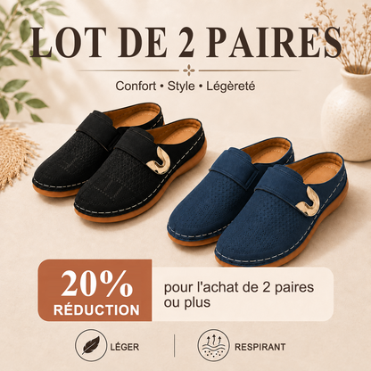 🏆 Confort toute la journée 👣 Mocassins compensés en cuir – faciles à enfiler et confortables ⏳ 𝐃𝐄𝐑𝐍𝐈𝐄𝐑 𝐉𝐎𝐔𝐑 : −𝟖𝟎 %