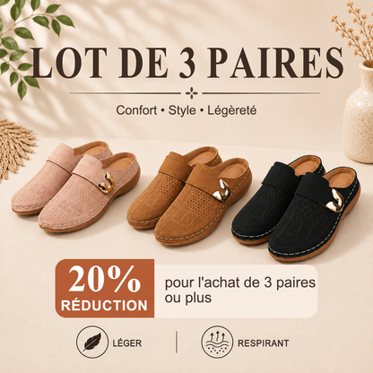 🏆 Confort toute la journée 👣 Mocassins compensés en cuir – faciles à enfiler et confortables ⏳ 𝐃𝐄𝐑𝐍𝐈𝐄𝐑 𝐉𝐎𝐔𝐑 : −𝟖𝟎 %