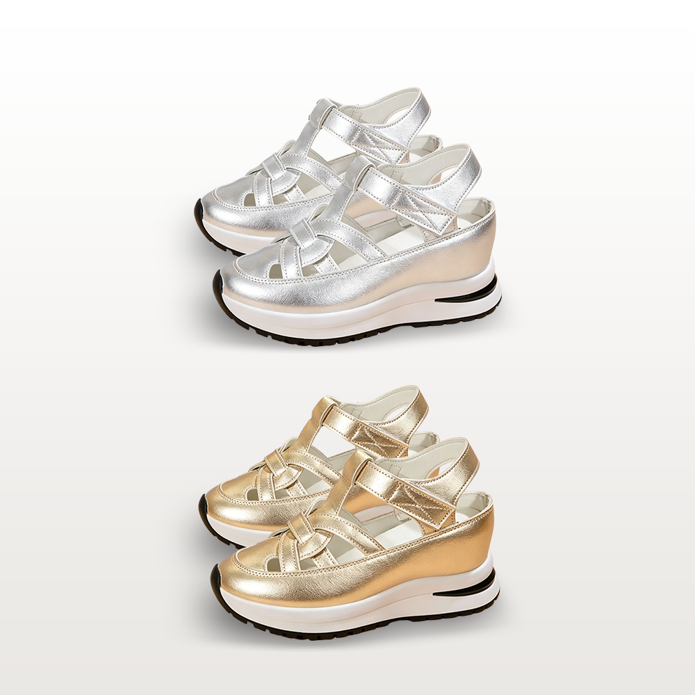 🔥Livraison gratuite - Sandales pour femmes BQODQO® au design souple et ajustable - Fermeture Velcro et confort optimal pour pieds larges et étroits