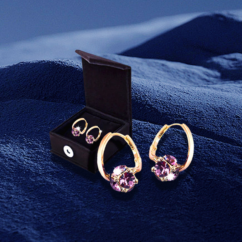 (DERNIER JOUR – SOLDES 80% 🔥) 👩‍⚕️🎉 CZTICLE® Lymphvity MagneTherapy Boucles d’Oreilles en Germanium  ✨ 1 utilisation par jour · Changements visibles en 7 jours