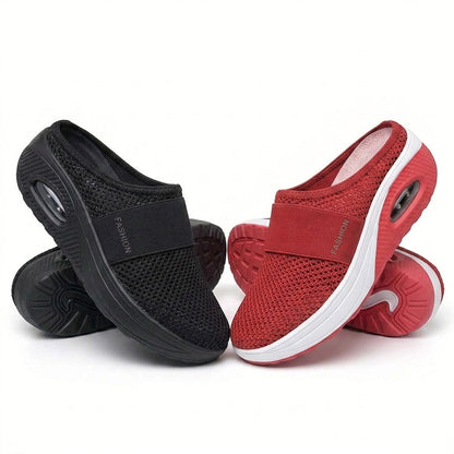 🔥 DERNIER JOUR – JUSQU’À -80 % ✨ BQODQO® Chaussures de Marche Orthopédiques à Enfilage Facile avec Coussin d’Air – Soutien de la Voûte Plantaire pour Femmes