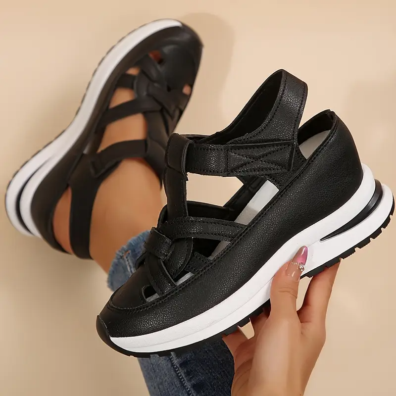 🔥Livraison gratuite - Sandales pour femmes BQODQO® au design souple et ajustable - Fermeture Velcro et confort optimal pour pieds larges et étroits