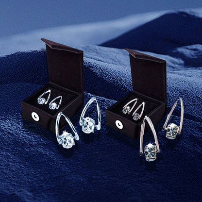 (DERNIER JOUR – SOLDES 80% 🔥) 👩‍⚕️🎉 CZTICLE® Lymphvity MagneTherapy Boucles d’Oreilles en Germanium  ✨ 1 utilisation par jour · Changements visibles en 7 jours