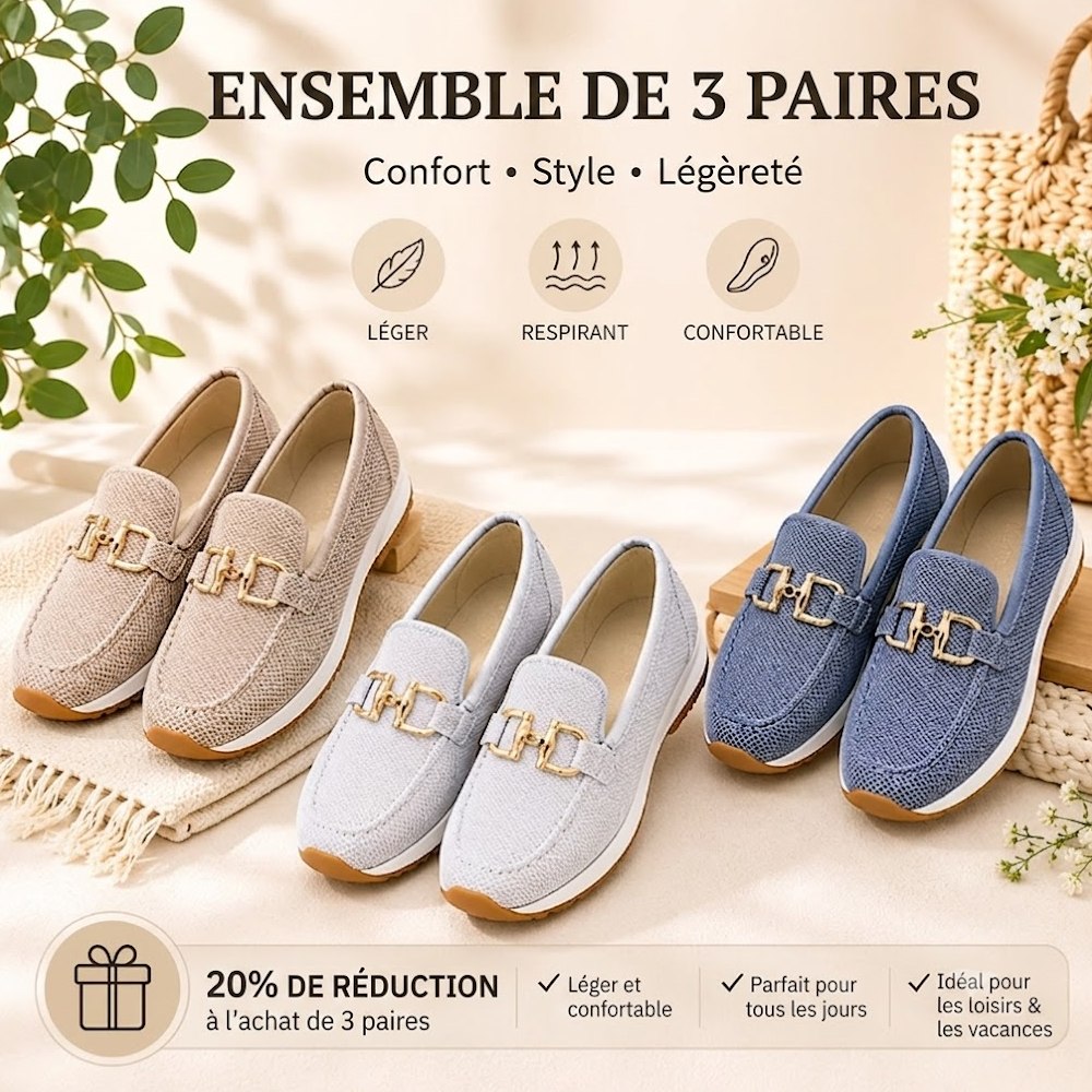 🔥 Best-seller 2026 🏆 Mocassins confortables avec soutien plantaire 👟 DERNIER JOUR : -80 %